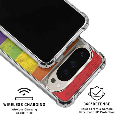 Keep Calm Love Is Love Pixel 9/9 Pro Clear Case